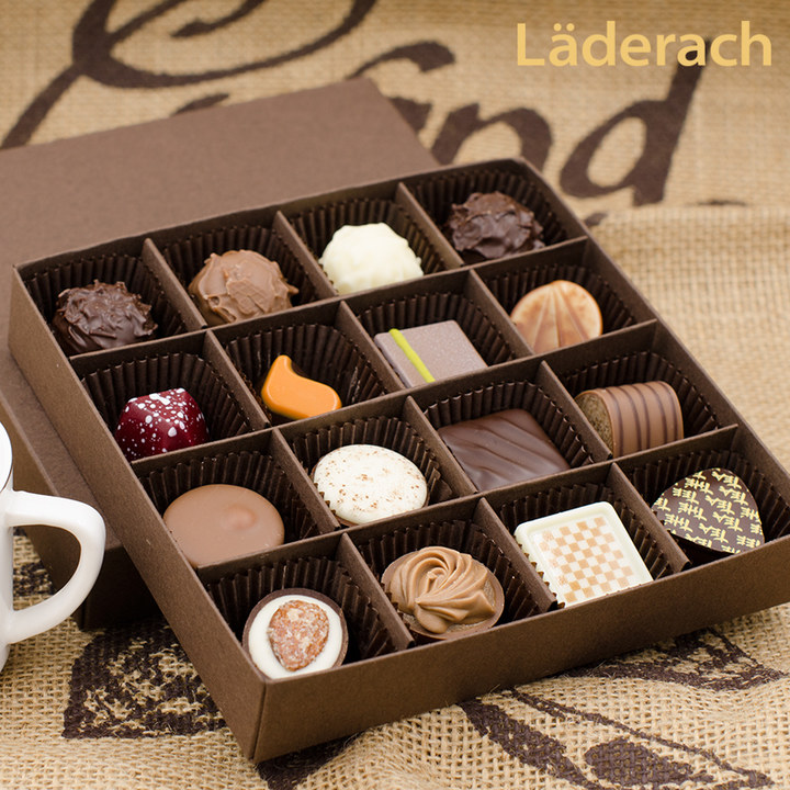 laderach手工巧克力16颗礼盒