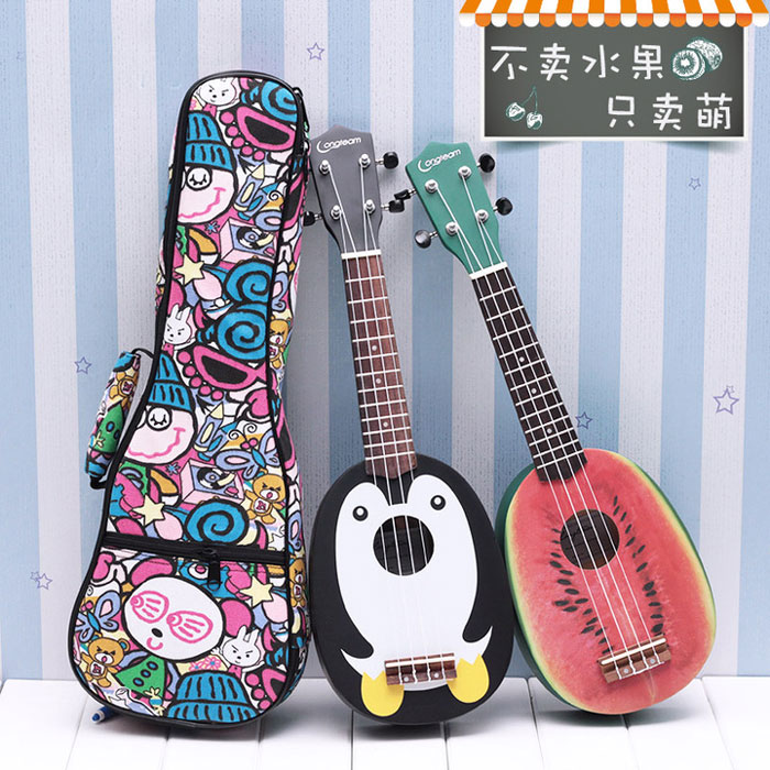 ukulele夏威夷尤克里里 彩色卡通