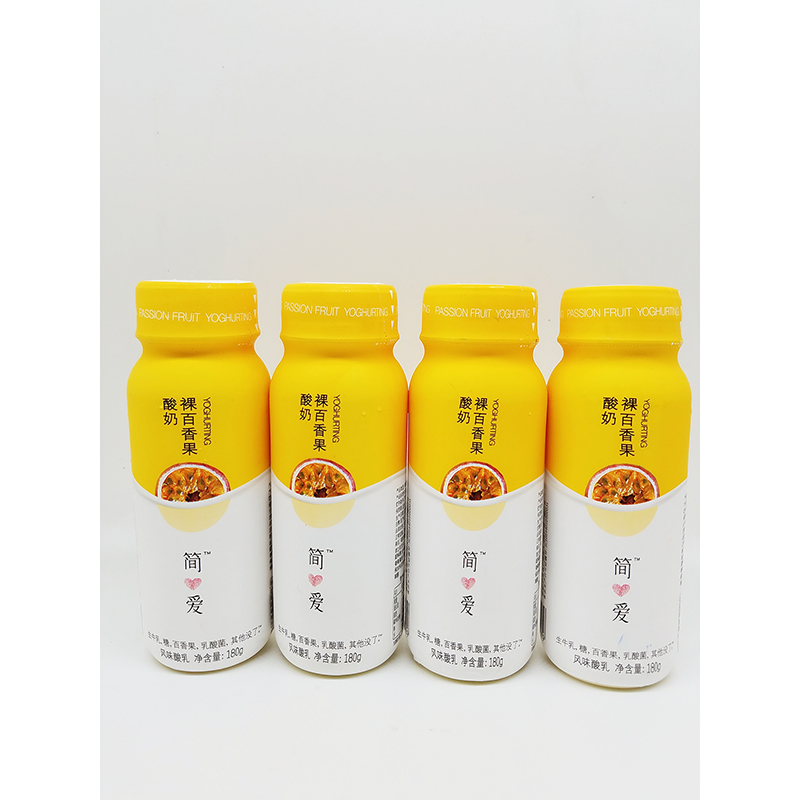 简爱裸百香果酸奶180g*12瓶