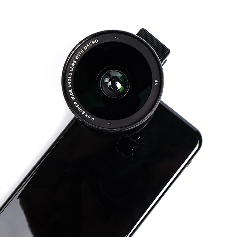 oksense 4k无畸变手机专业拍摄苹果镜头广角微距自拍外置摄像