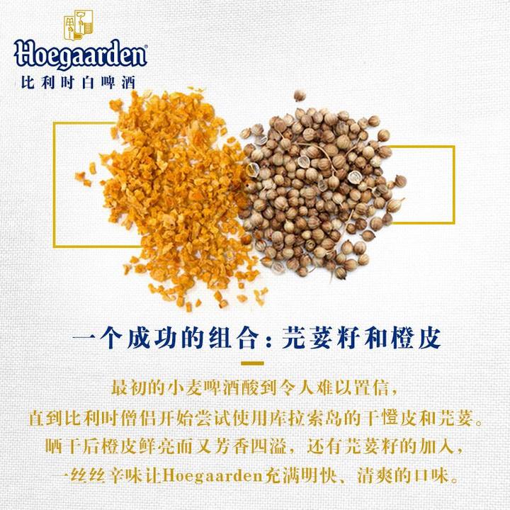 Hoegaarden福佳樱之春啤酒500ml*6听