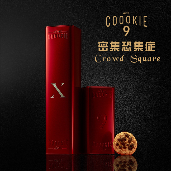 Coookie9 NO.1密集恐惧症法式甜品伴手礼巧克力豆大块曲奇西饼礼盒