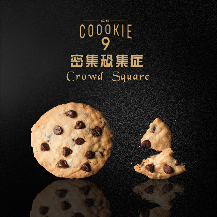 Coookie9 NO.1密集恐惧症法式甜品伴手礼巧克力豆大块曲奇西饼礼盒