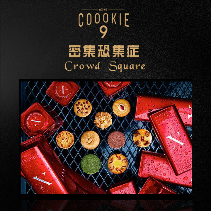 Coookie9 NO.1密集恐惧症法式甜品伴手礼巧克力豆大块曲奇西饼礼盒