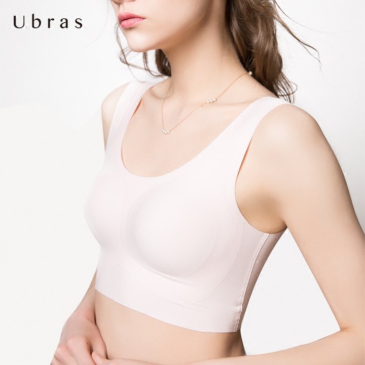 Ubras薄款运动版 莫代尔混棉 无钢圈文胸无痕内衣