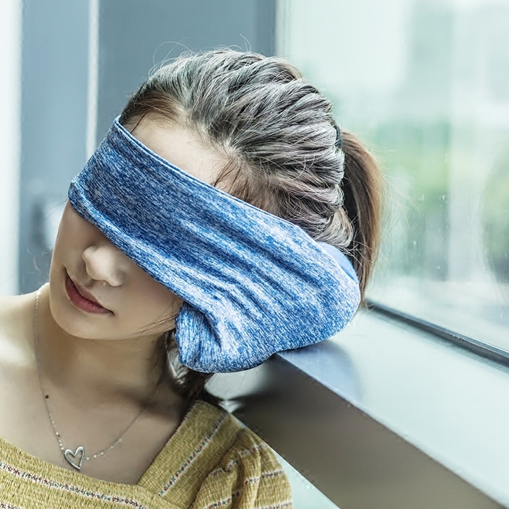 旅行眼罩枕 ROLLPARK午睡靠枕睡眠头套 多功能遮光汽车飞机头枕
