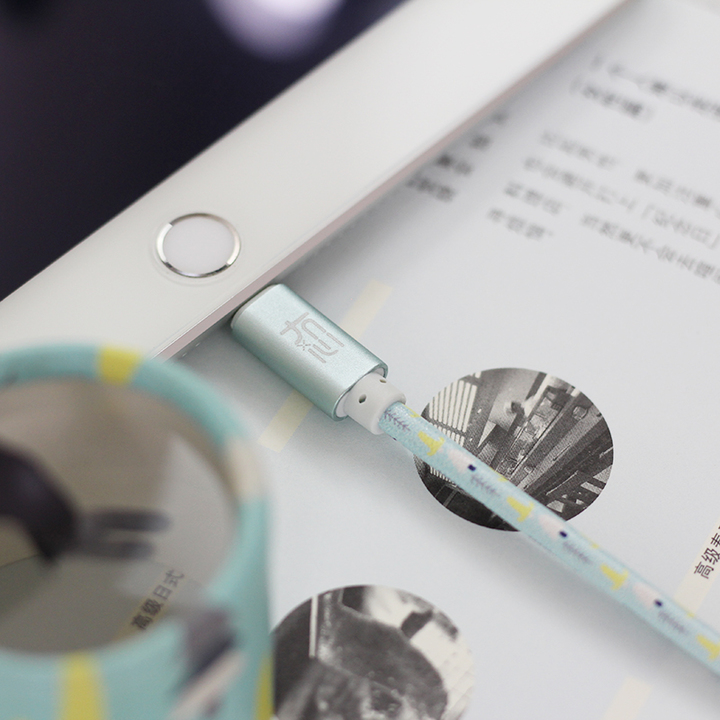 冇心创意个性iphone6s数据线 X苹果7快充电线8通用安卓华为type-c