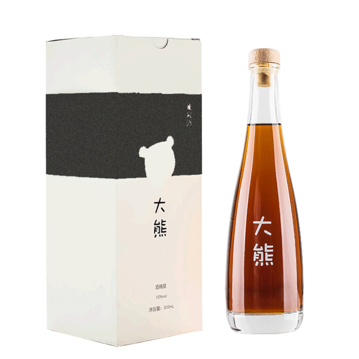 大熊红枣枸杞酒/水果微甜酒 女士低度微醺糯米酒自酿 黄酒10度