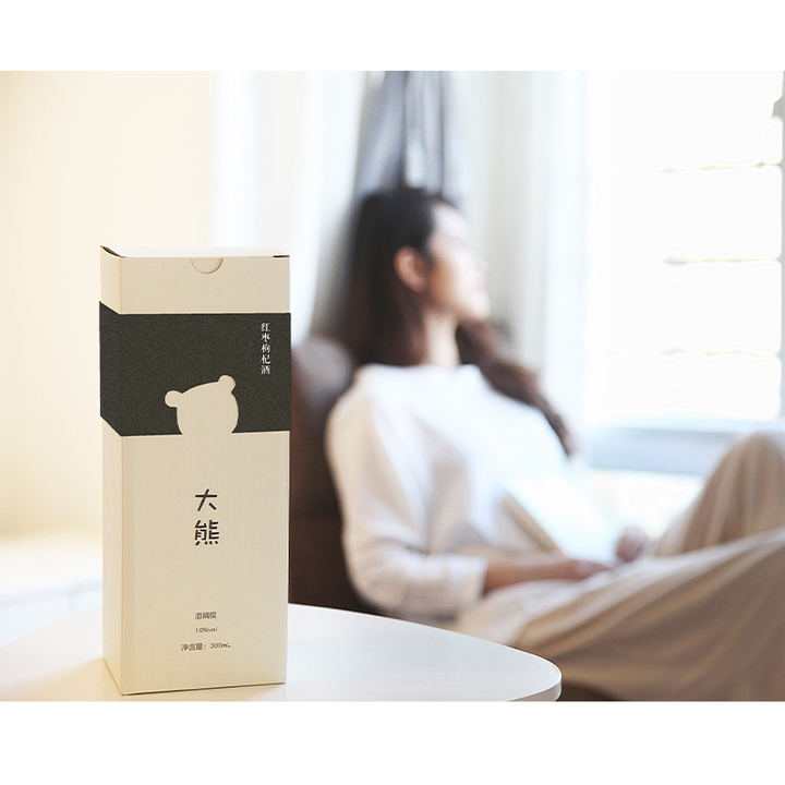 大熊红枣枸杞酒/水果微甜酒 女士低度微醺糯米酒自酿 黄酒10度
