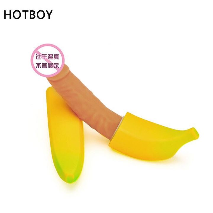 HOTBOY女用器具香蕉电动震动棒 抽插自慰充电静音振动AV棒 成人情趣