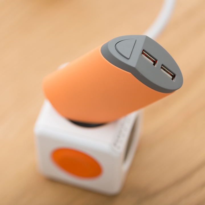 智能定时双usb充电器