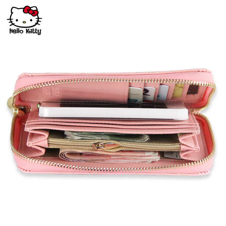 HelloKitty短款真皮钱包