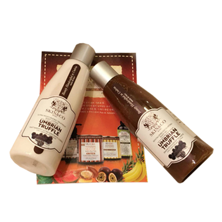 意大利 SKIN&COROMA身体磨砂膏乳液套装