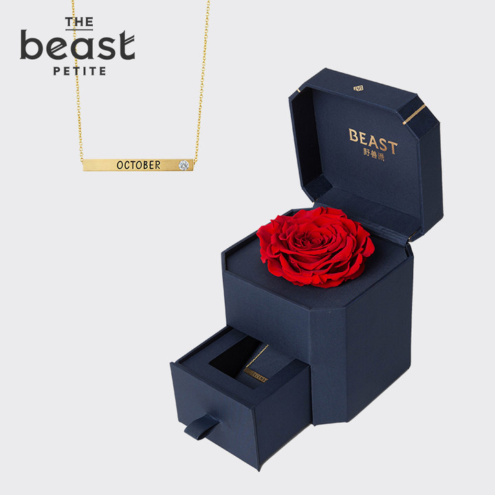 THE BEAST/野兽派 月份项链永生花礼盒