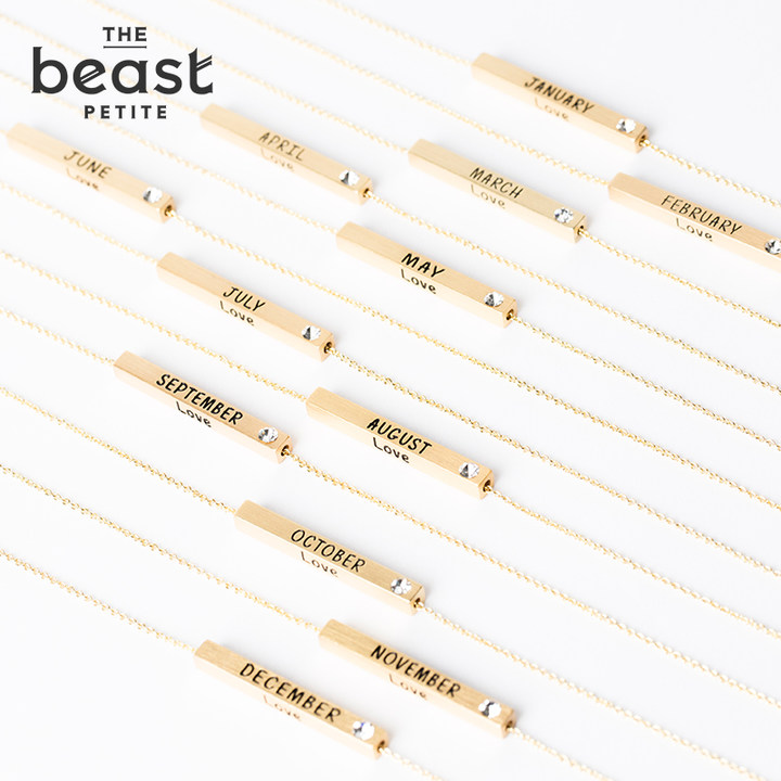 THE BEAST/野兽派 月份项链永生花礼盒