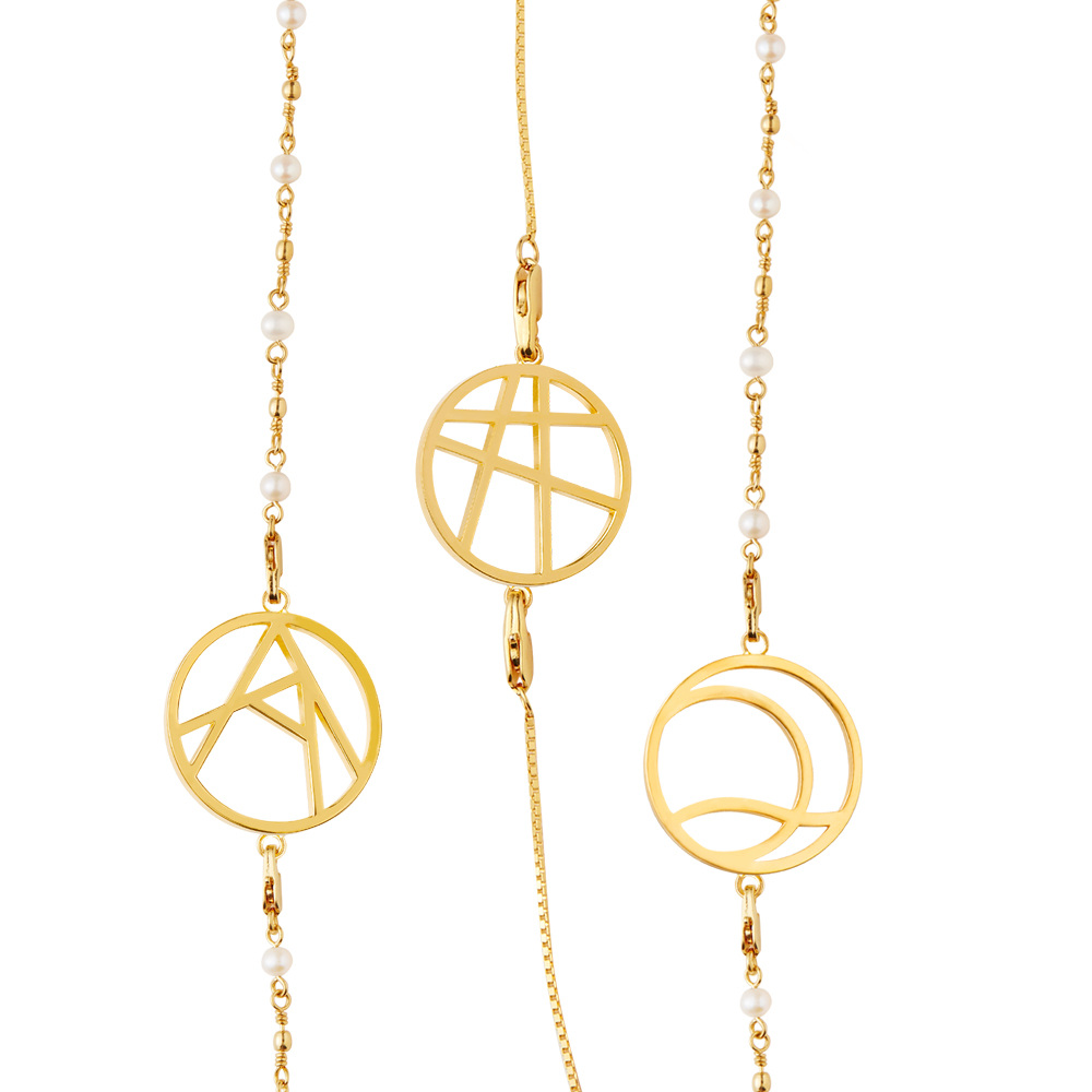 U Jewelry优集字母 项链基本款