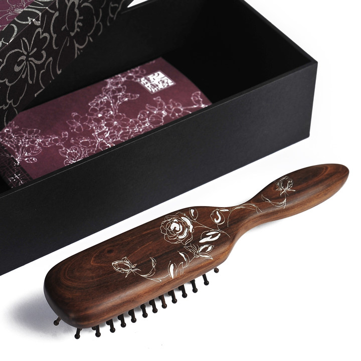 谭木匠漆艺护发梳气囊梳礼盒