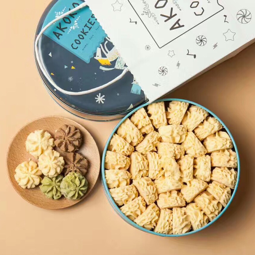 【牛油口味】AKOKO曲奇牛油口味560g/盒 顺丰包邮