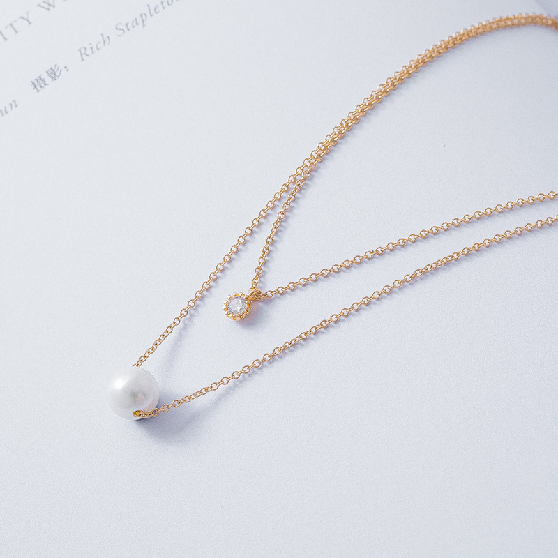 AFFINER 14KGold filled 淡水珍珠 清恬系列优雅项链AFP2076