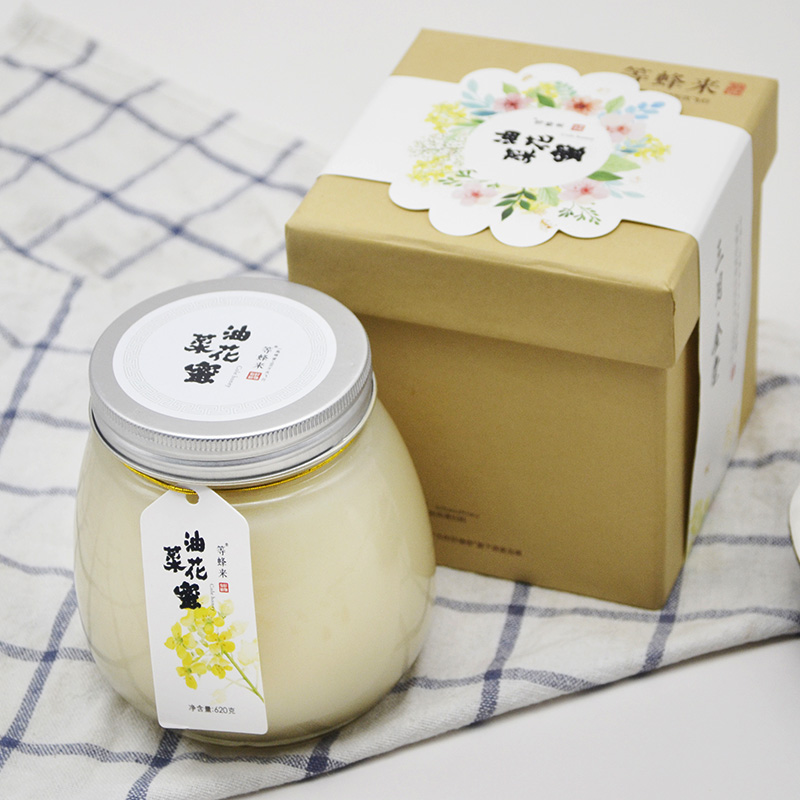 等蜂来 油菜花蜜 620g礼盒装 成都油菜蜂蜜 滋补养生 0添加纯蜂蜜