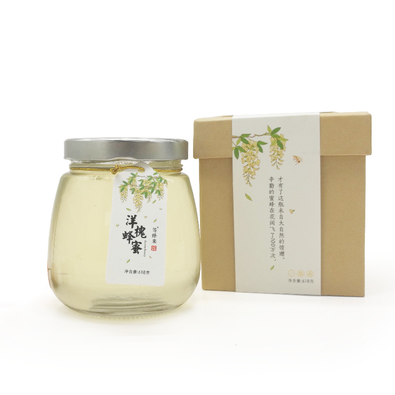 等蜂来 洋槐蜂蜜 618g礼盒装 野生洋槐蜂蜜 滋补养生 0添加纯蜂蜜