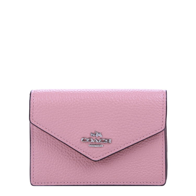 COACH 纯皮女士卡包 55749SVPK