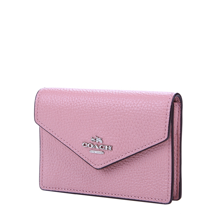 COACH 纯皮女士卡包 55749SVPK