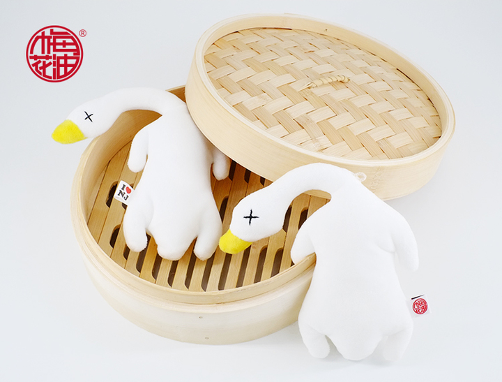 盐水鸭子挂饰玩具