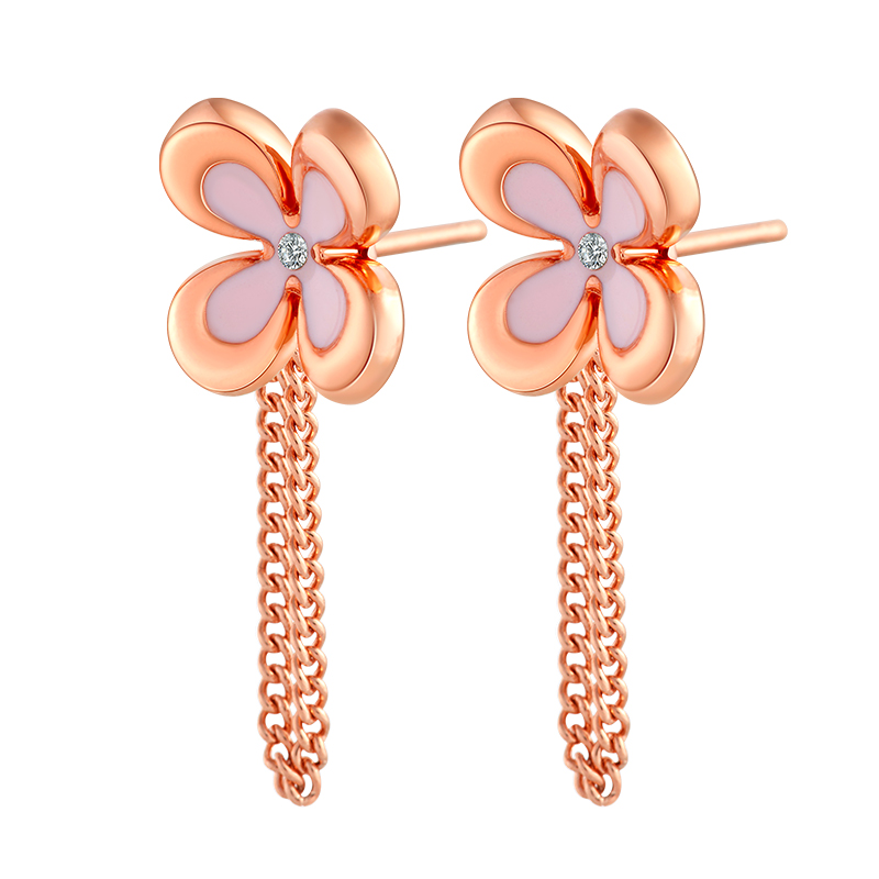 UJewelry优集 中秋桂花组合耳饰