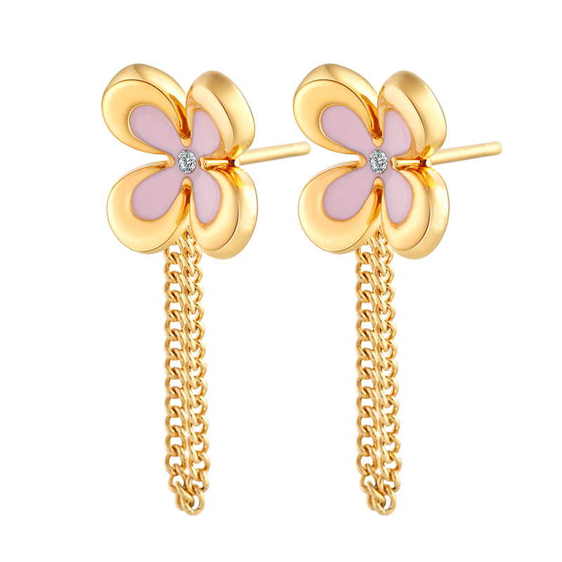 UJewelry优集 中秋桂花组合耳饰