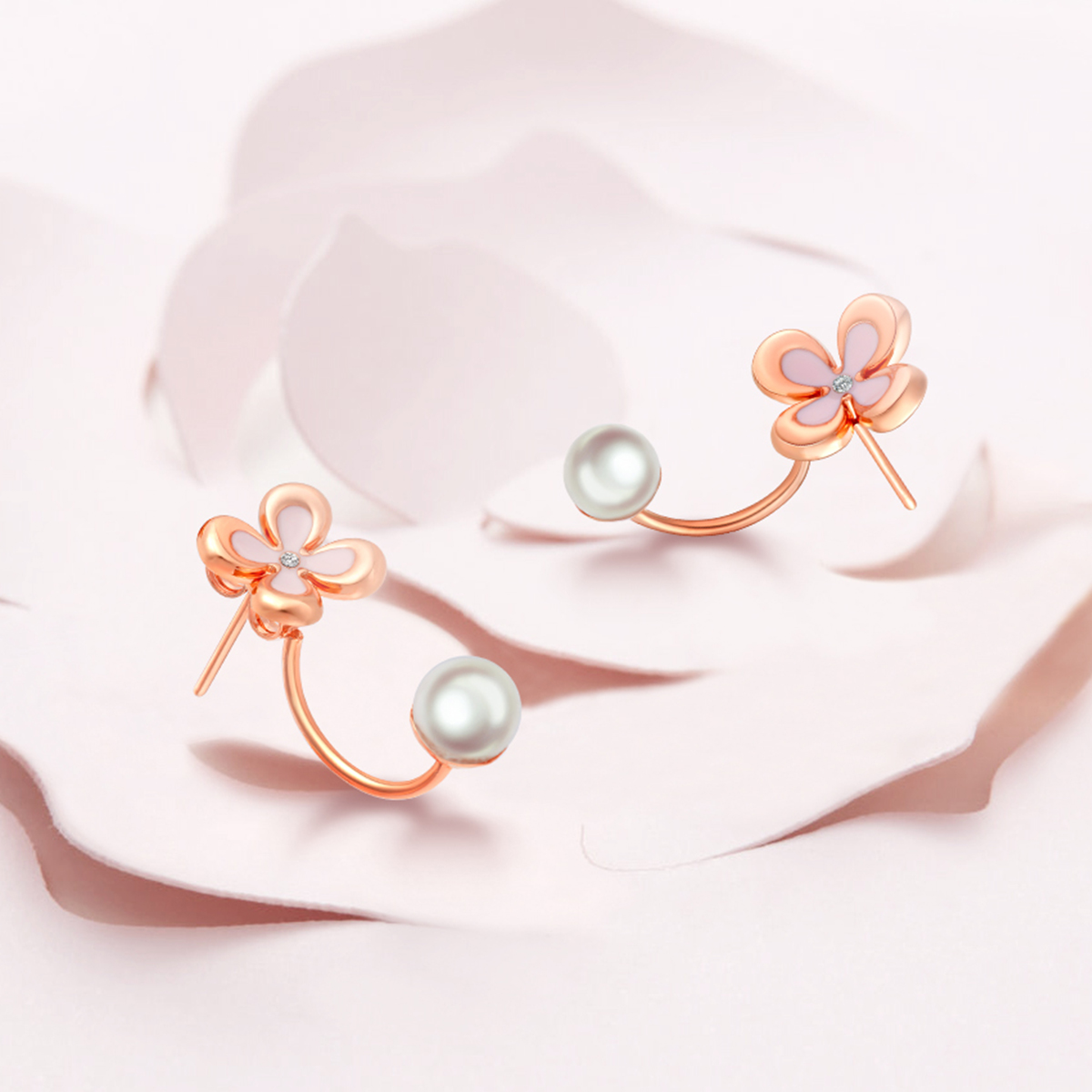 UJewelry优集 中秋桂花组合耳饰