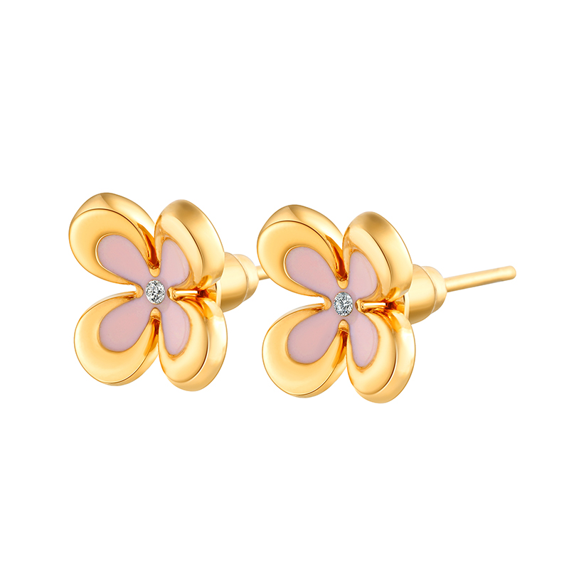 UJewelry优集 中秋桂花组合耳饰