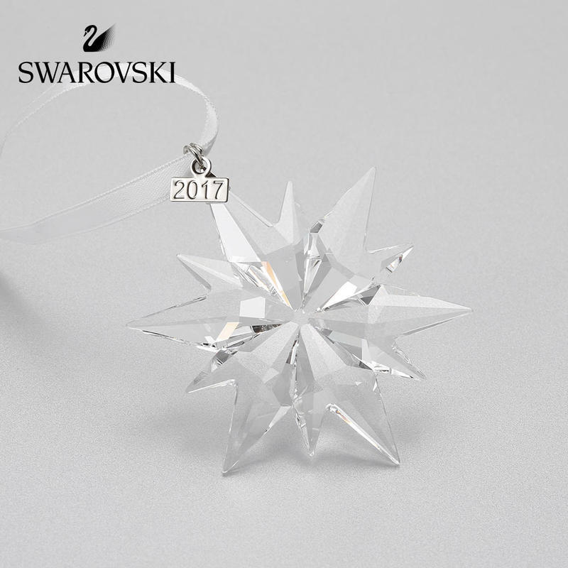 SWAROVSKI 施华洛世奇 精选仿水晶圣诞星星挂饰 汽车挂饰 透明 5257589