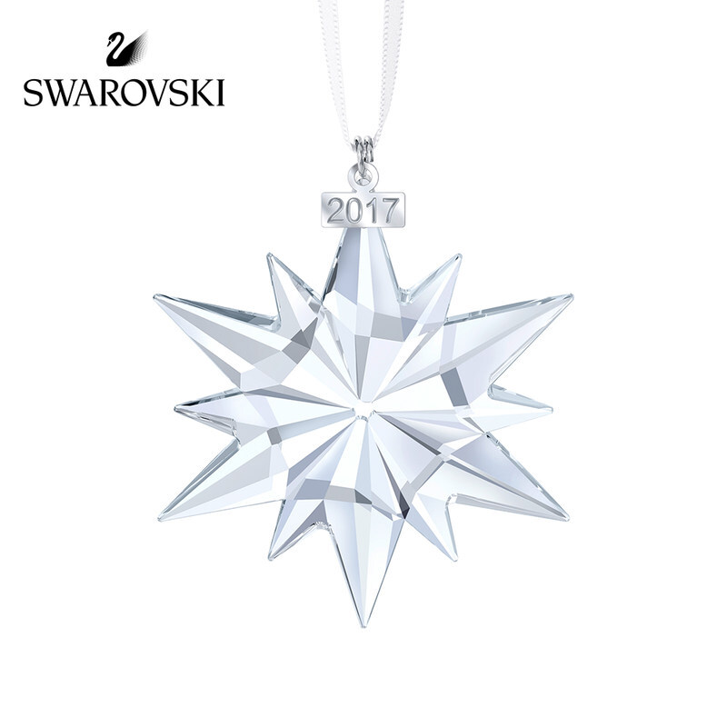 SWAROVSKI 施华洛世奇 精选仿水晶圣诞星星挂饰 汽车挂饰 透明 5257589