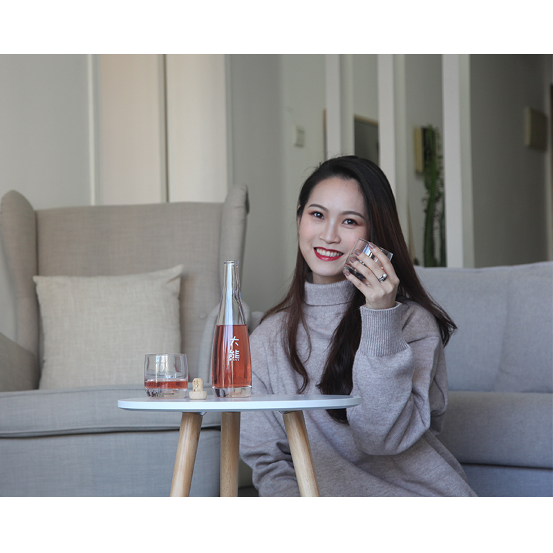 【限时买1送1】【所以的酒都不如你】大熊玫瑰酒高颜值花果酒 礼物酒生日酒表白酒 10度