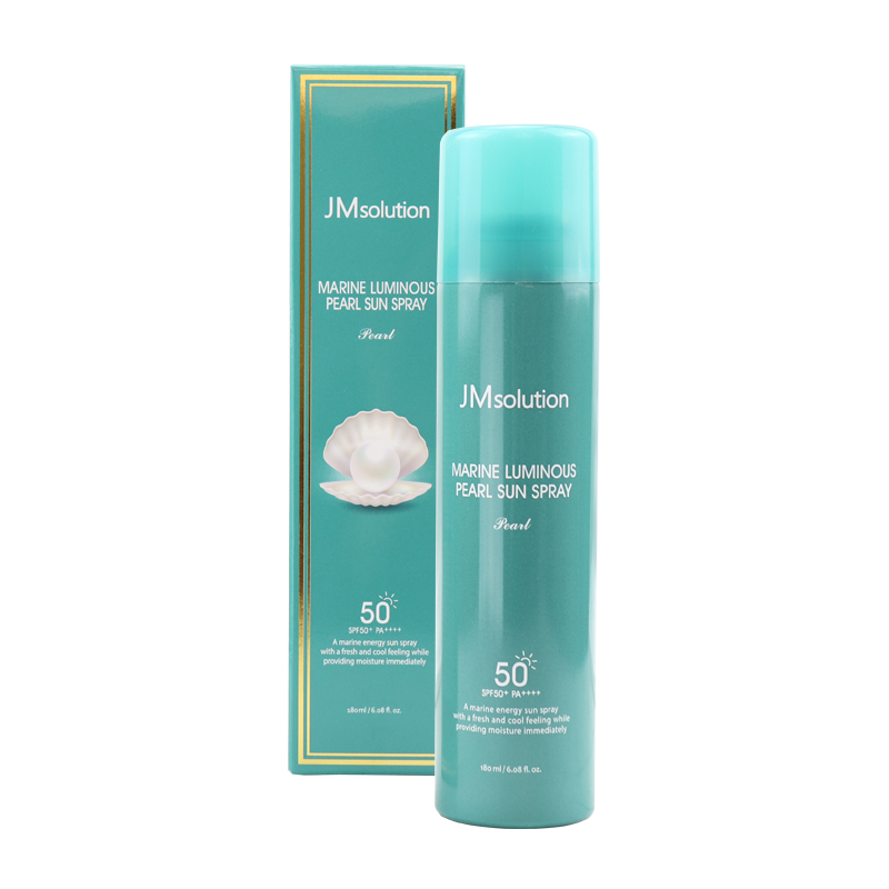 韩国JMsolution JM珍珠防晒喷雾spf50学生女补水粉色玫瑰防嗮霜