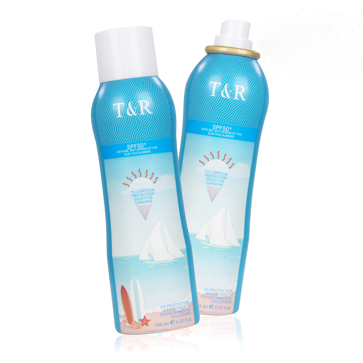 泰国TREECHADA防晒喷雾霜超强男女户外学生保湿补水美白防水spf50
