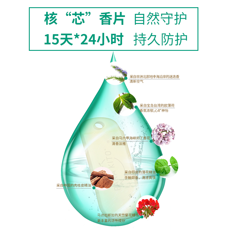 法国ParaKito帕洛驱蚊手环儿童防蚊手环驱蚊神器随身腕带