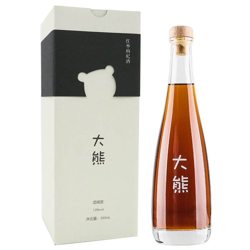 【女士酒】大熊红枣枸杞酒/水果微甜酒低度微醺糯米酒自酿