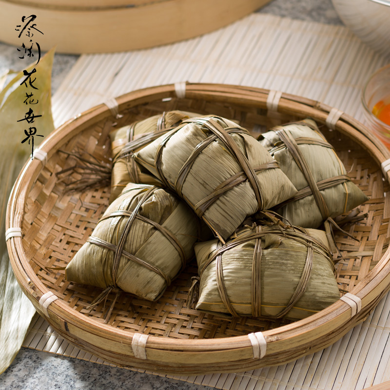 蔡澜花花世界 抱抱粽子肉粽子蛋黄肉粽鲜肉粽大肉粽蛋黄粽裹蒸粽