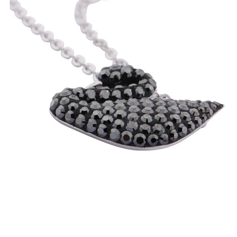 SWAROVSKI 施华洛世奇 Iconic Swan 黑天鹅项链 5347329