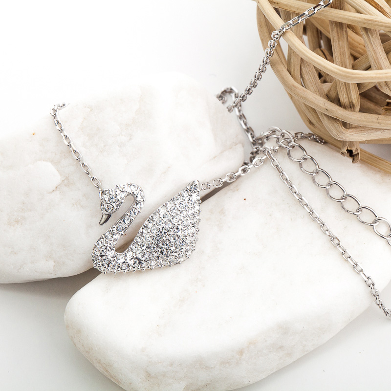 SWAROVSKI施华洛世奇 经典银天鹅 女士项链5007735