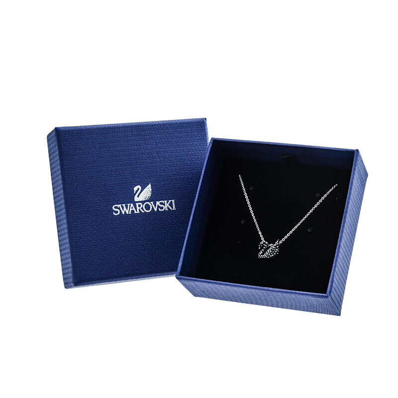 SWAROVSKI施华洛世奇 经典天鹅项链 黑色小号5347330