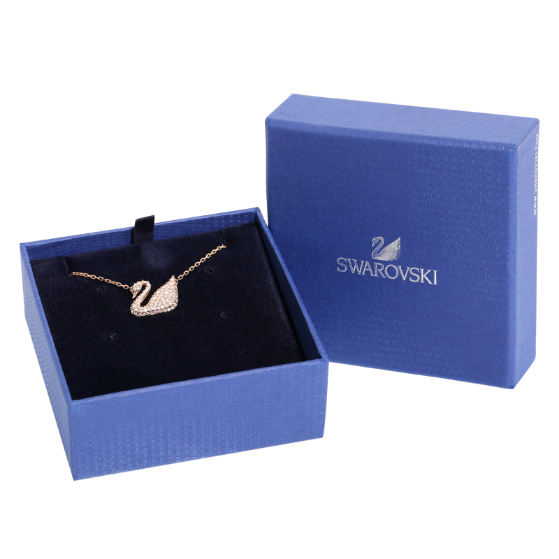 SWAROVSKI 施华洛世奇 Swan玫瑰金色天鹅 女士项链5121597