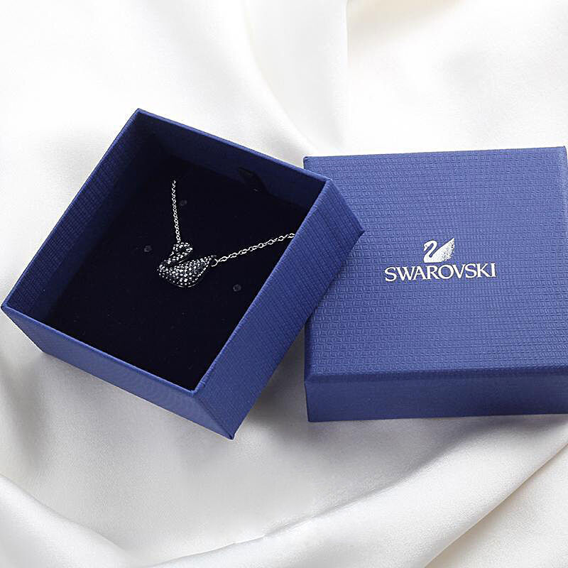 SWAROVSKI 施华洛世奇 Iconic Swan 黑天鹅项链 5347329