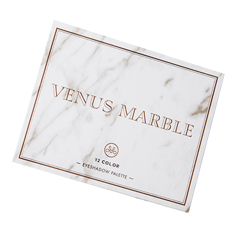 VENUS MARBLE大理石12色眼影盘大地色初学珠光哑光酒红南瓜西柚色