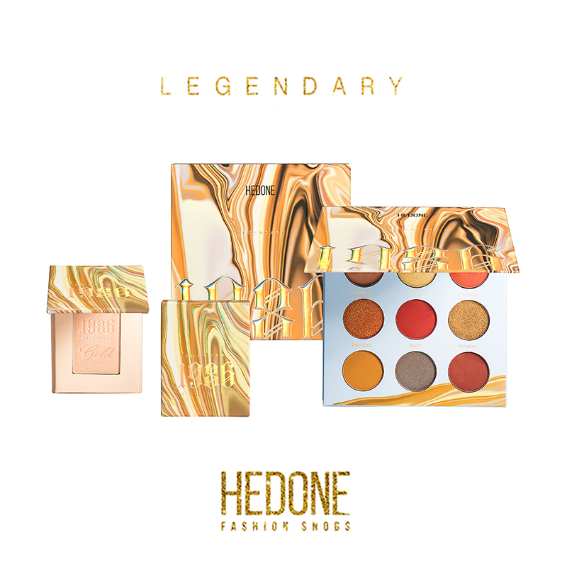 HEDONE 1986西游记金沙流光玖色眼影盘 橘系9色眼影|眼影高光套装