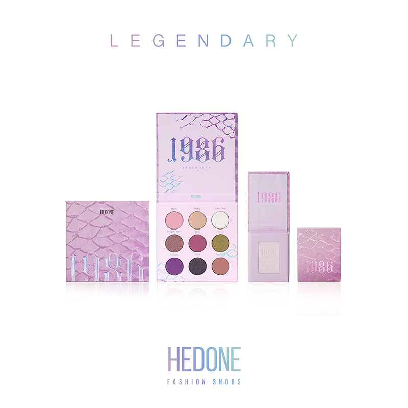 HEDONE 1986西游记 紫粼波光玖色 紫系9色眼影盘