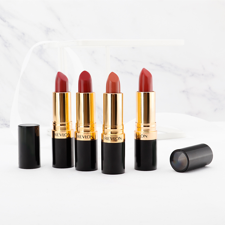 美国Revlon露华浓丽彩黑管唇膏口红 持久显色滋润豆沙224吃土240