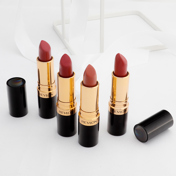 美国Revlon露华浓丽彩黑管唇膏口红 持久显色滋润豆沙224吃土240